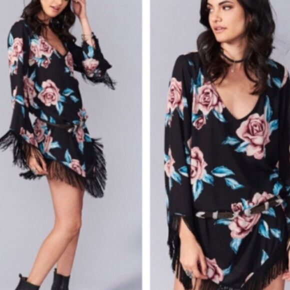 Show Me Your Mumu Rodeo Dress Flower Hour XS - Picture 1 of 12